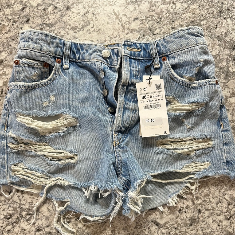 Brand new Zara jean shorts